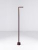 Zewnętrzna lampa stojąca minimalistyczna LED klasyczna uniwersalna aluminiowa wysoka kolor rdzawy IP65 BERENDA LE75142 Luces Exclusivas